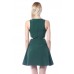 868-21085 DARK GREEN DRESS 2,2,2