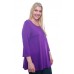 R8F-9194 (9040PL)PURPLE LONG SLEEVE PLUS SIZE TUNIC TOP 2,2,1